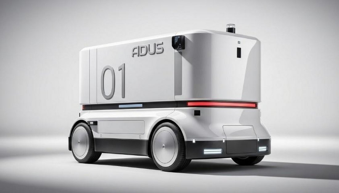 ADUS 01 autonomous delivery vehicle, studio